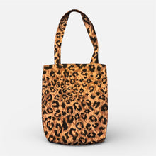 Load image into Gallery viewer, "Cherry Bomb" Leopard Tote – Handmade Lined Shoulder Tote Bag