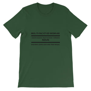 Multifaceted Woman Short-Sleeve Unisex T-Shirt