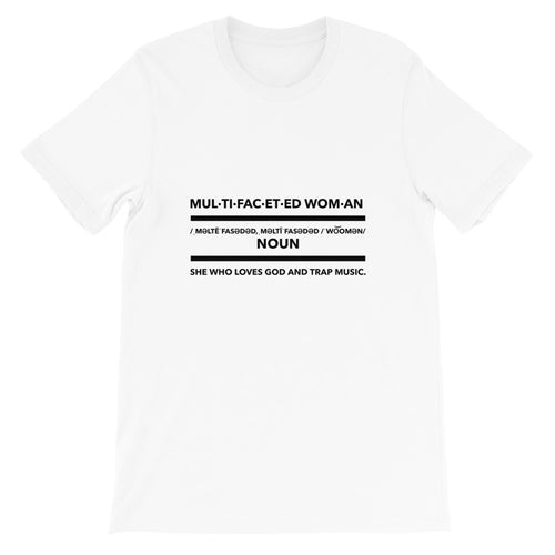 Multifaceted Woman Short-Sleeve Unisex T-Shirt