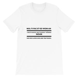 Multifaceted Woman Short-Sleeve Unisex T-Shirt