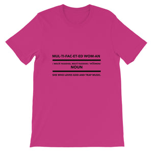 Multifaceted Woman Short-Sleeve Unisex T-Shirt