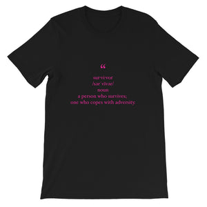 Pink Survivor Tee Short-Sleeve Unisex T-Shirt