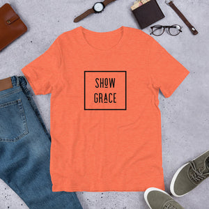 Grace Black Short-Sleeve Unisex T-Shirt